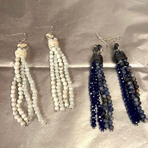 2 for $18! Dangle crystal earrings